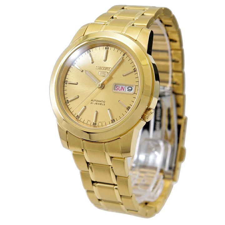 楽天市場】セイコー SEIKO 5 腕時計 自動巻き 海外モデル ゴールド