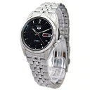 【12/15限定★抽選で最大100%Pバック(要エントリー)】セイコー SEIKO 5 腕時計 海外モデル 自動巻き ブラック文字盤 SNK361K1 メンズ [逆輸入品]