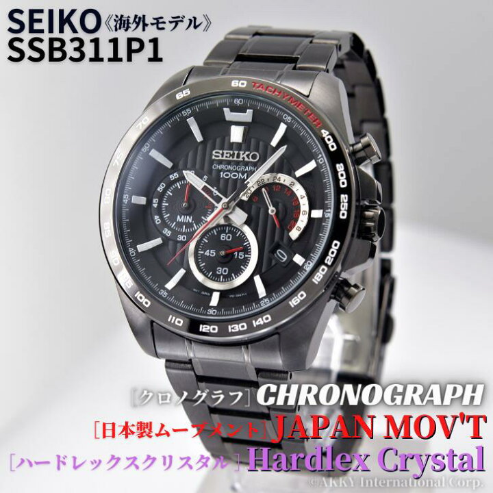 楽天市場】セイコー SEIKO 腕時計 クオーツ クロノグラフ 100M防水 