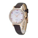 【Sセール期間中抽選で最大100%Pバック(要エントリー)】セイコー SEIKO 腕時計 ソーラー 日本製ムーブメント 海外モデル スワロフスキークリスタル使用 ゴールド×ピンク SUP450P1 レディース [逆輸入品]