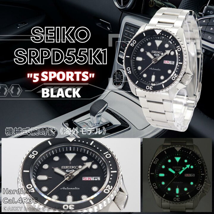 楽天市場】セイコー SEIKO 腕時計 5 SPORTS 海外モデル 自動巻き(手巻 