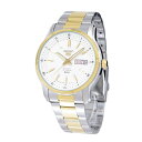 【1月15・18・20日限定★抽選で最大100%Pバック(要エントリー)】セイコー SEIKO 5 腕時計 海外モデル 自動巻き ホワイト文字盤 日本製 SNKP14J1 メンズ [逆輸入品]