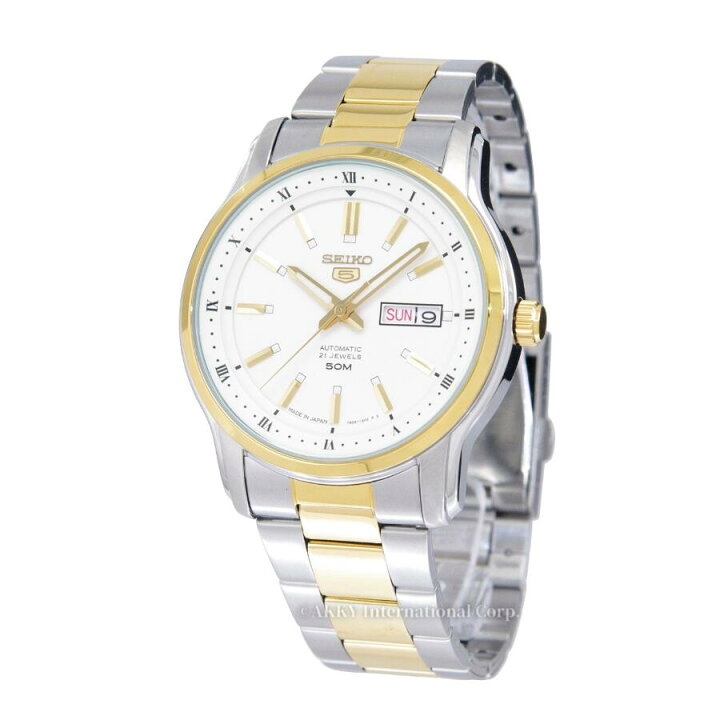 楽天市場】セイコー SEIKO 5 腕時計 海外モデル 自動巻き ホワイト文字 