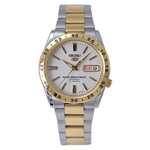�y5/15���聚���I�ōő�100%P�o�b�N(�v�G���g���[/24���Ԍ���)�z�Z�C�R�[5 SEIKO �r���v 5�C���h�� SILVER x GOLD �C�O���f�� SNKE04K1 �����Y [�t�A���i]
