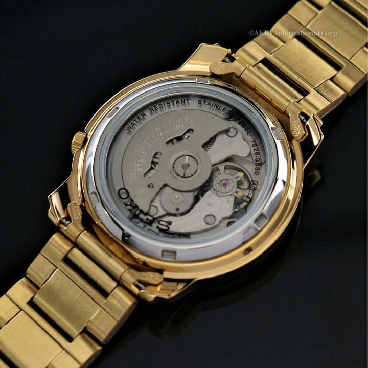 楽天市場】セイコー SEIKO 5 腕時計 海外モデル 自動巻き ゴールド  