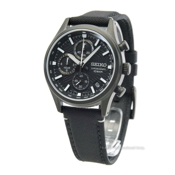 楽天市場】セイコー SEIKO 腕時計 クオーツ クロノグラフ ブラック 