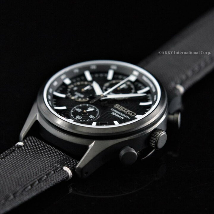 楽天市場】セイコー SEIKO 腕時計 クオーツ クロノグラフ ブラック 