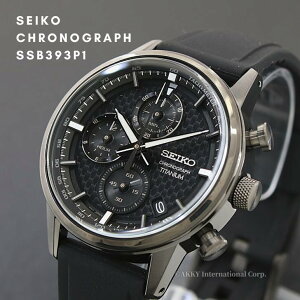 �y5/15���聚���I�ōő�100%P�o�b�N(�v�G���g���[/24���Ԍ���)�z�Z�C�R�[ SEIKO �r���v �N�I�[�c �N���m�O���t �C�O���f�� �u���b�N �V���R���o���h �`�^�j�E�� SSB393P1 �����Y [�t�A���i]