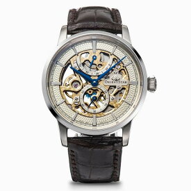 オリエントスター ORIENT STAR 腕時計 機械式 手巻き 70周年記念 スケルトン 本ワニ革 日本製 国内正規品 2年間保証 男性用 RK-AZ0001S
