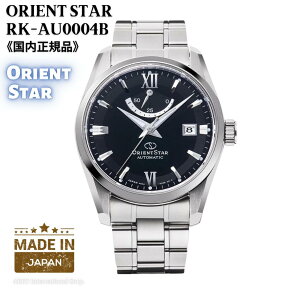 ���X�[�p�[SALE���Ԓ��E���I�ōő�100%�|�C���g�o�b�N(�v�G���g���[)���I���G���g ORIENT �r���v �I���G���g�X�^�[ �@�B�� ������ �X�^���_�[�h ���{�� �u���b�N �j���p RK-AU0004B �������K�i