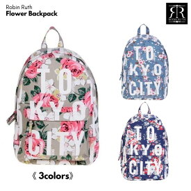 【12/1限定★抽選で最大100%Pバック(要エントリー/24時間限定)】ROBIN RUTH フラワー リュックサック TOKYO BJP059 (カラー: 3色) 送料無料
