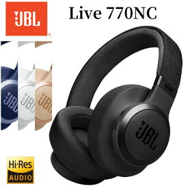 【7/15限定・抽選で最大100%Ptバック(要エントリー)】 JBL ワイヤレスノイズキャンセリングヘッドホン Live 770NC ブラック/ブルー/ホワイト/サンドストーン 国内正規品 メーカー保証1年間 LIVE770NC BLK/BLU/WHT/SAT