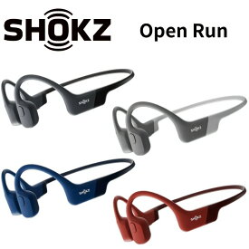 Shokz OPENRUN ワイヤレス骨伝導ヘッドホン ブラック/グレー/ブルー/レッド 防水 防塵 IP67 マイク 急速充電 連続8時間駆動 メーカー2年間保証 国内正規品 SKZ-EP