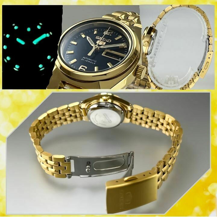 楽天市場】【逆輸入品】 SEIKO 機械式腕時計 レディース SEIKO5 自動 