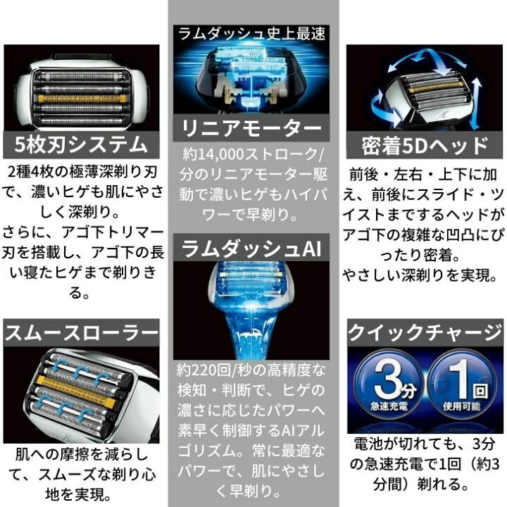 楽天市場】Panasonic ラムダッシュPRO 5枚刃 急速充電 泡メイキングモード 丸ごと水洗いOK 国内外両用 日本製 国内正規品 メーカー1年間保証 メンズシェーバー 青/ブルー ES-LV5V-A : アッキーワン楽天市場店 楽天市場】Panasonic ラムダッシュPRO 5枚刃 急速充電 泡メイキングモード 丸ごと水洗いOK 国内外両用 日本製 国内正規品 メーカー1年間保証 メンズシェーバー 青/ブルー ES-LV5V-A : アッキーワン楽天市場店