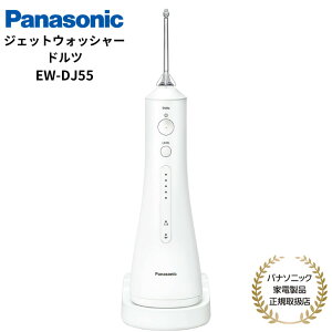 パナソニック Panasonic ジェットウォッシャー 口腔洗浄機 Doltz 国内正規品 メーカー1年間保証 海外・国内両用 ホワイト EW-DJ55-W