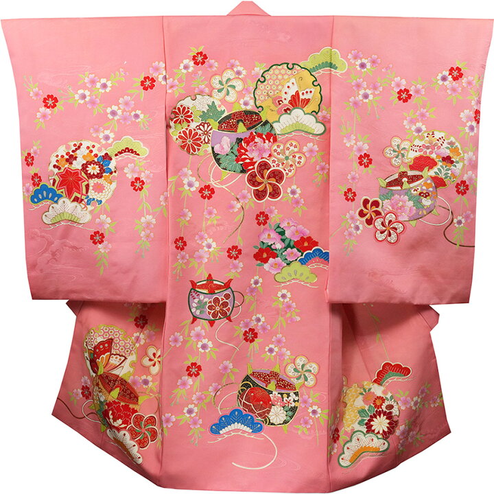 楽天市場】お宮参り 女の子 着物 祝着 正絹 のしめ 初着 産着 新品 