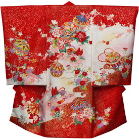お宮参り 女の子 着物 女児祝着 正絹 のしめ 初着 産着 新品j1013