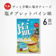 塩タブレット パイン味 28g 6袋 まとめ買い 1000円 買い回り 塩分タブレット 塩分 タブレット 灼熱対策 …