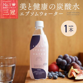 エプソムウォーター 炭酸水 500ml 1本 バラ バラ売り 海洋深層水 海洋ミネラル 硬水 強炭酸 炭酸飲料 栄養機能食品 マグネシウム風呂