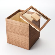 増田桐箱店米びつ　kome-bitsu　柿渋（3kg/5kg）