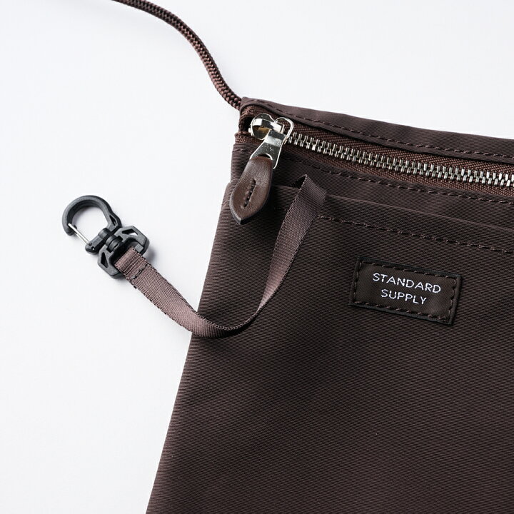 楽天市場】STANDARD SUPPLY/ SLING PURSE M ダークブラウン : AKOMEYA 