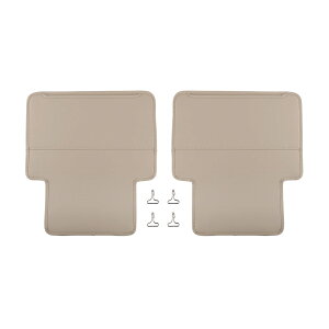 アルファード 40系 ヴェルファイア 40系 パーツ シートバック キックガード キズや汚れ防止 バックキックマット PUレザー 運転席/助手席 汚れ防止 蹴り防止 シートバックプロテクター カスタ