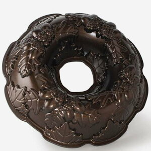 mfBbNEGA v`i I[^ [X ogp P[L^ Nordic Ware Platinum Autumn Wreath Bundt Pan 82348
