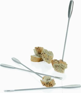 �{�X�J �t�H���f���t�H�[�N 4�{�Z�b�g �X�e�����X�i�H���OK�j BOSKA Forks Fondue 9 inch Silver STAINLESS STEEL 330304 Set of 4 BBQ�t�H�[�N
