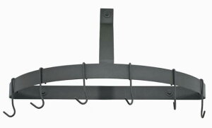 NCWi[g NbNEGAbN Ǌ||bgbN }bgubN Cuisinart CRHC-22MBK Chef's Classic Half-Circle Wall-Mount Pot Rack, Matte Black