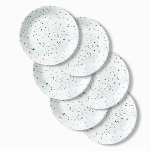 R[ H6_Zbg fBi[v[g ؎M ؎M M v[g ێM MZbg H e] Ff Corelle Dinner Plates Terrazzo Verde