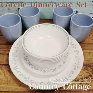 R[ H16_Zbg Jg[Re[W fBi[EFA MZbg HZbg Corelle Livingware 16-Piece Dinnerware Set Country Cottage M M X[vM