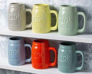}OJbv 6_Zbg C\W[}O R[q[Jbv eB[Jbv Rbv 450ml Z~bNJbv Novelty Mason Jar Mugs 15oz