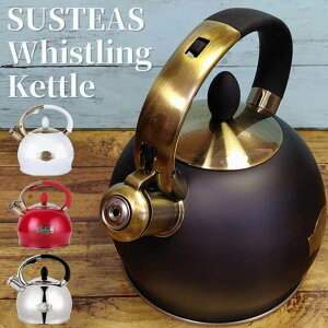�J���P�g�� �e�B�[�P�g�� �J�t�F�P�g�� �e�B�[�|�b�g 2.5L ���J�� �X�e�����X SUSTEAS Stove Top Whistling Tea Kettle �₩�� ��e�ʃP�g�� ����OK
