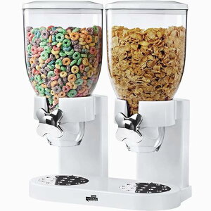 [u fAhCt[hfBXyT[ zCg |bvfBXyT[ t[hfBXyT[ ۑe Zevro GAT201C Indispensable Dry Food Dispenser Dual Control White R[t[N َq V
