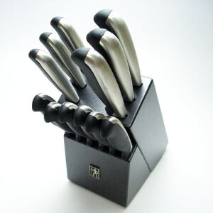 ヘンケル ナイフ 包丁 13点セット ブロック付 黒ブラック ドイツ J.A. Henckels International Everedge Plus 13-Piece Knife Set with Block