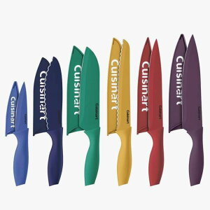 NCWi[g iCtZbg Jo[t@12_@J[iCt@WG Cuisinart 12 Piece Color Knife Set with Blade Guards, Jewel C55-12PCKSAM