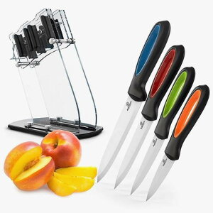 Lb`iCtZbg Zbg 6_Zbg AhoXZ~bNiCt s[[ X^ht AlwaysSharp Ceramic Knives set Peeler and Holder