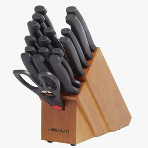 �L�b�`���i�C�t�Z�b�g ��Z�b�g 18�_�Z�b�g �n�� �ق����傤 �V�F�t�i�C�t �p���؂�i�C�t �x�W�^�u���i�C�t �X�^���h�t Farberware kitchen Knife 18-Piece