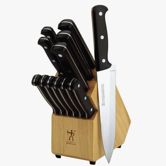 ヘンケルスHenckels で毎日お料理が楽しいですよ♪ ヘンケルス ナイフセット 包丁セット 13点セット キッチンナイフセット ブロック付 刃物 ほうちょう インターナショナル J.A. Henckels Eversharp Pro Knife Set