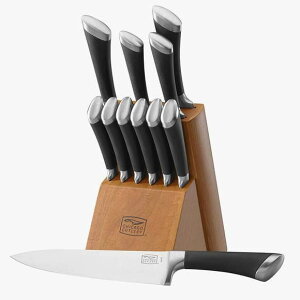 iCtZbg Zbg 12_Zbg Lb`iCtZbg ubNt n ق傤 VJSJg[ Chicago Cutlery Fusion High-Carbon Knife Block Set