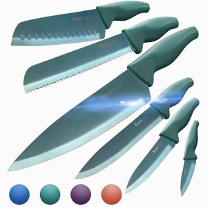 Lb`iCt6_Zbg Jo[t vtFbVi Zbg n oVI O[ Wanbasion Green Professional Kitchen Knife Set VFtiCt ق傤