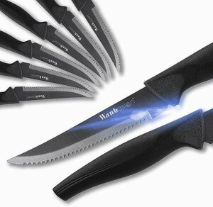 Xe[LiCt8_Zbg ؃iCt vtFbVi Zbg n oVI eF Wanbasion 8-Piece Steak Knife Set Lb`iCt Ȃ