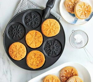 pP[Lp tCp Xm[t[N ጋ ی^7 pP[LptCp   mfBbNEGA Nordic Ware Snowflake Pancake Pan