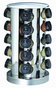 JXeC XpCX ]^[bN  20W[ Kamenstein 20-Jar Revolving Spice Tower 30020