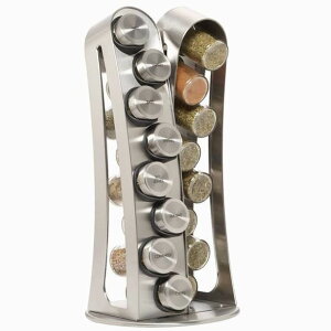 JXeC XpCX ]^[bN  16W[ XpCXW[ XpCX XpCXbN Kamenstein Tower 16-Jar Revolving Spice Rack