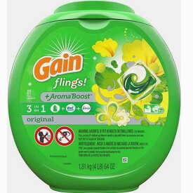 ゲイン 液体洗濯洗剤 ポット シングル 81個入り オリジナル Gain CP158-AF