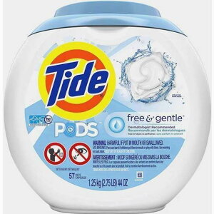 ^Ch  Tide PODS Free & Gentle 57 Lbh h[ f^[WFgD