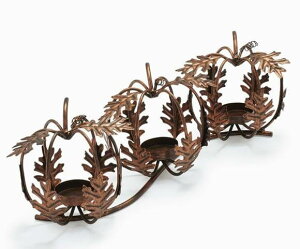 AC pvL LhtH_[ 낤 Iron Pumpkin Candle Holder nEB