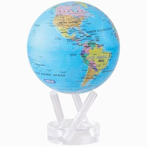 nV ŉnV [oO[u n} }bv u[ MOVA Blue with Political Map Globe ~jnV AeB[N nV mߋ